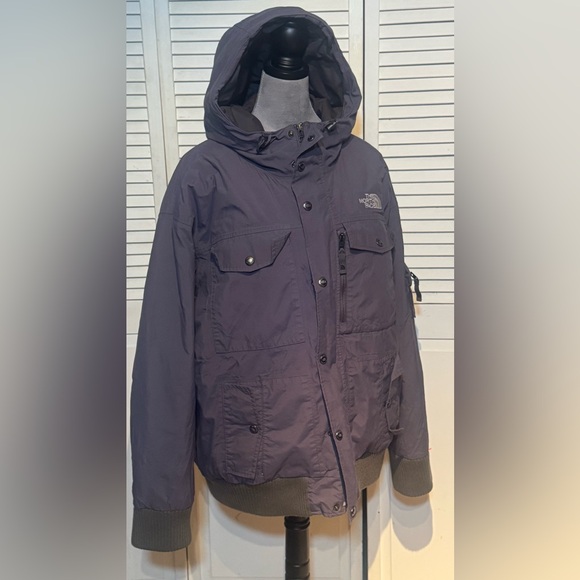 The North Face HyVent Bomber Goose Puffer Down Jacket Men’s Size X-Large Vintage - Picture 8 of 13